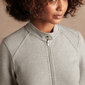BNWT Banana Republic Grey Knit Moro Jacket Small